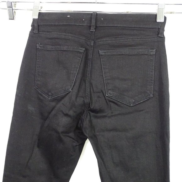 Ann Taylor Loft Black The Skinny Jeans Women Size 26 2 Zipper Fly Casual - Picture 4 of 11